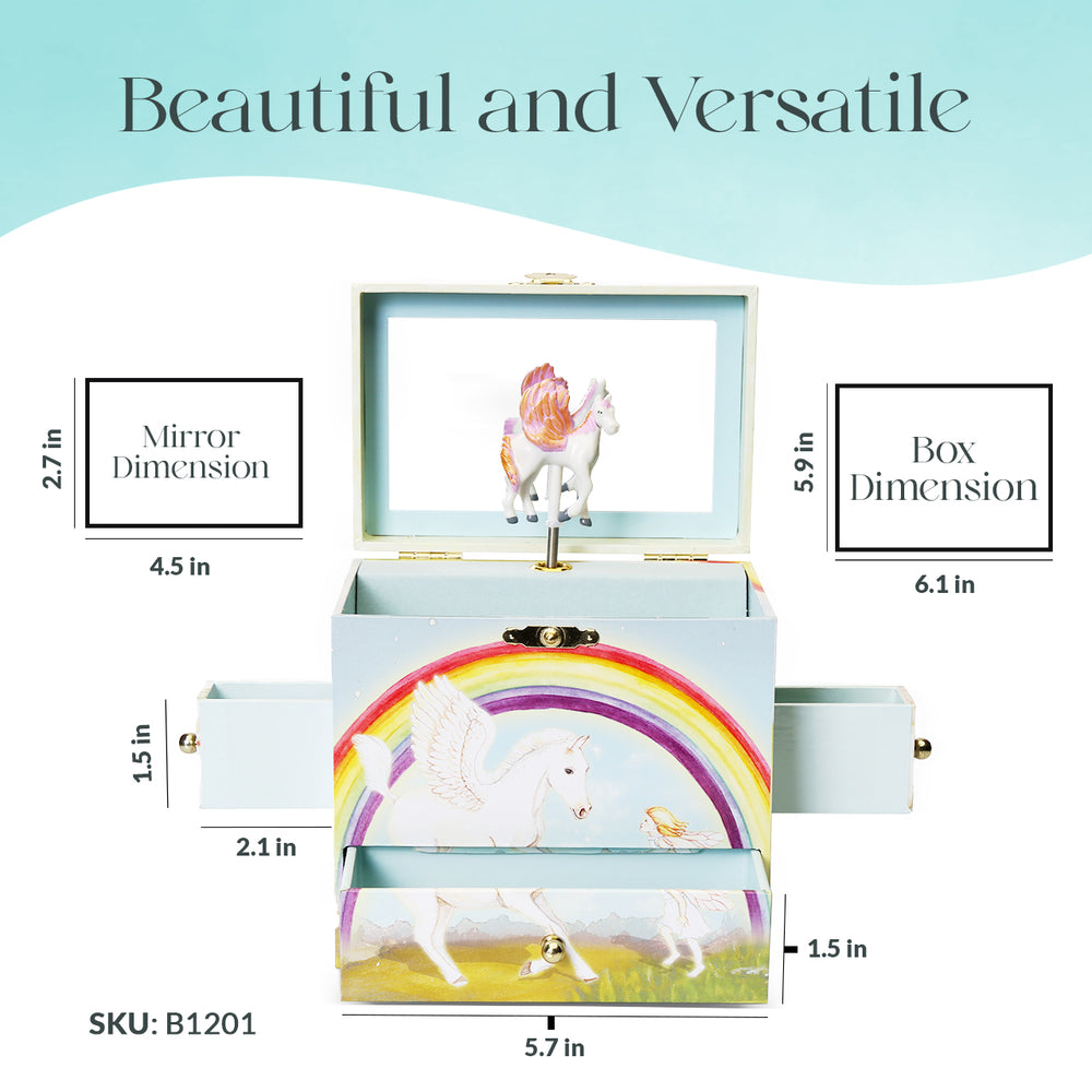 Pegasus Musical Jewelry Box
