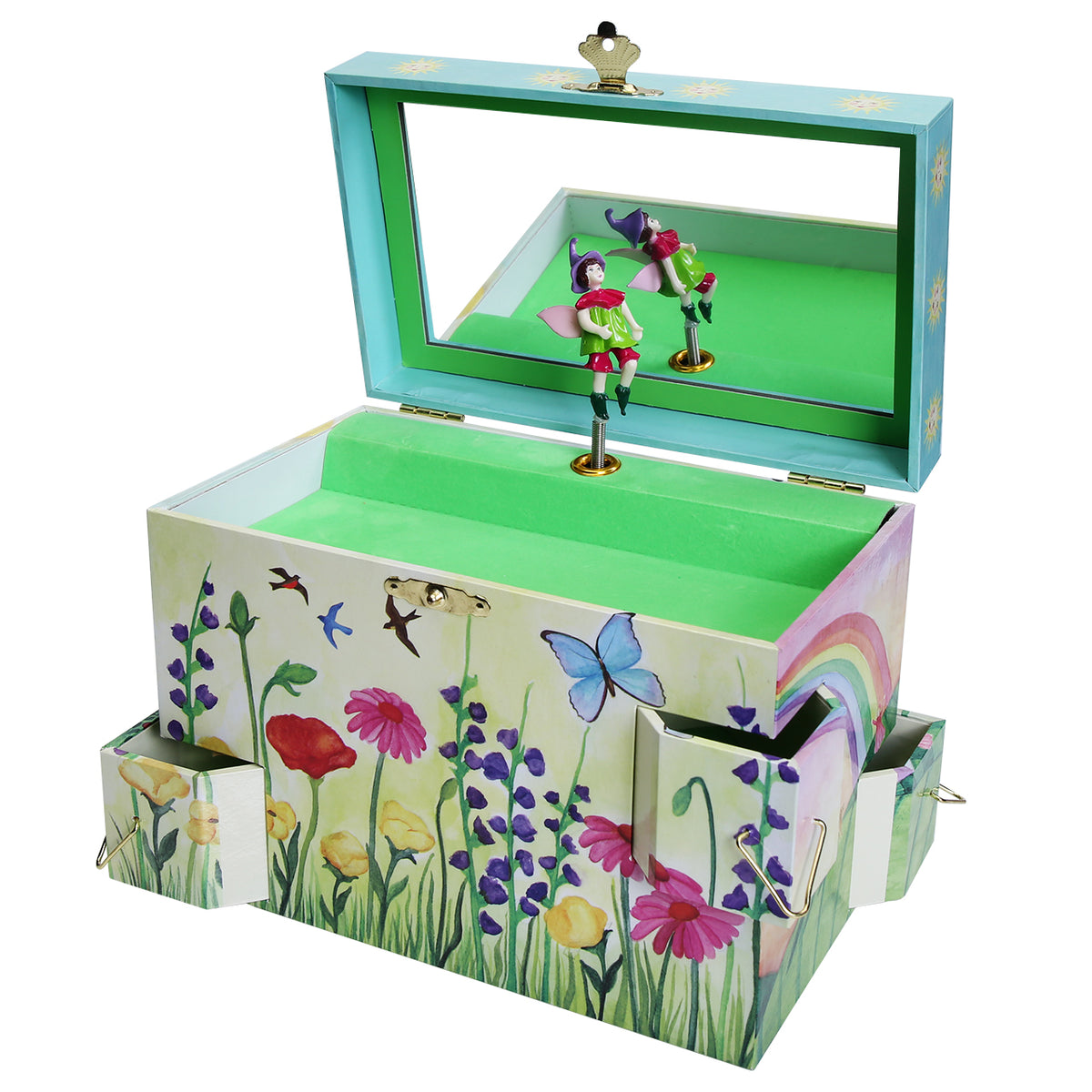 Summer Sunshine Musical Jewelry Box: Colorful Elegance and Melodic Delight