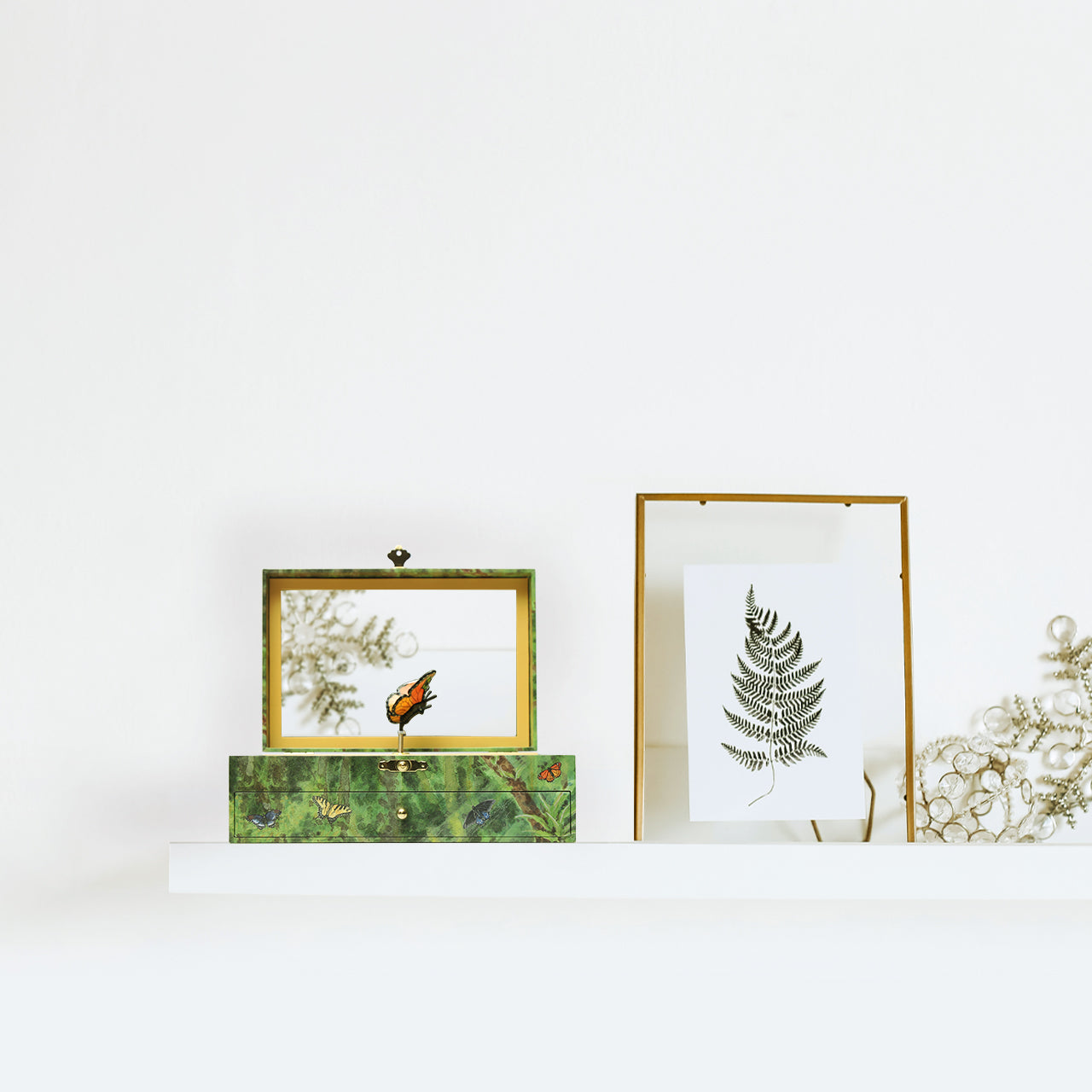Butterfly Musical Jewelry Box for Girls - AU CLAIR DE LA LUNE - Enchantmints