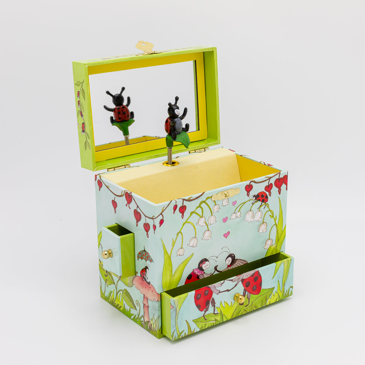 Boîte à bijoux musicale Enchantmints Lady Bugs pour enfants