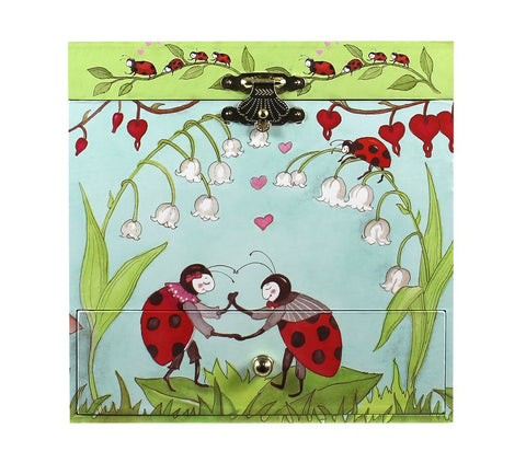 Enchantmints Lady Bugs Musical Jewelry Box for kids Enchantmints