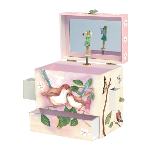 Sweet Fairy Wren Musical Jewelry Box B1504