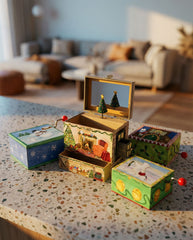 Ultimate Christmas Melody Bundle – Large Jewelry Story Box + 4 Mini Music Gifts
