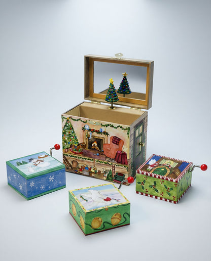 Ultimate Christmas Melody Bundle – Large Jewelry Story Box + 4 Mini Music Gifts