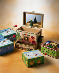 Ultimate Christmas Melody Bundle – Large Jewelry Story Box + 4 Mini Music Gifts