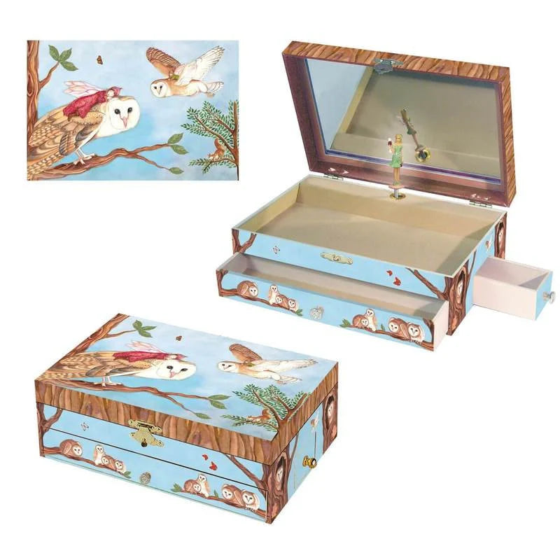 Fairy & Owl Music Box