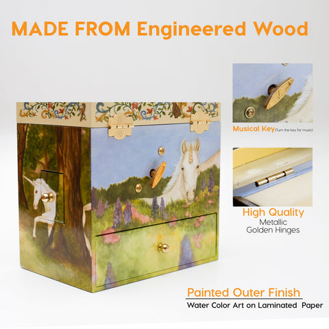 Enchantmints Unicorn Musical  Jewelry Box for Kids - Enchantmints