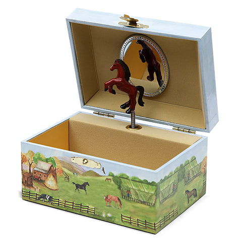 Country Horse Music Box - In The Good Old Summer Time Tune - Enchantmints