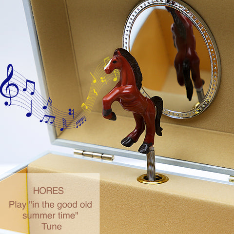 Country Horse Music Box - In The Good Old Summer Time Tune - Enchantmints