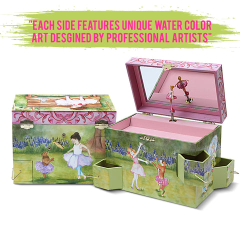 Ballet Friends Music Jewelry Box - Beautiful Dreamer Tune - Enchantmints