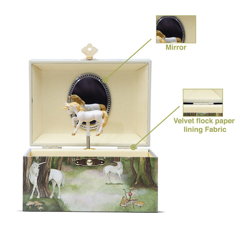 Gentle Unicorn Musical Jewelry Box - THE UNICORN - Enchantmints