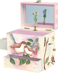Sweet Fairy Wren Musical Jewelry Box B1504
