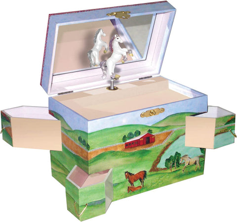 Enchantmints Hide Away Horse Musical Jewelry Box - Enchantmints