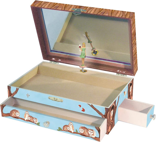 Fairy & Owl Music Box B1502 - Enchantmints