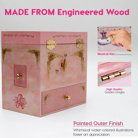 Ballerina Musical Jewelry Box - Swan Lake Tune - Enchantmints