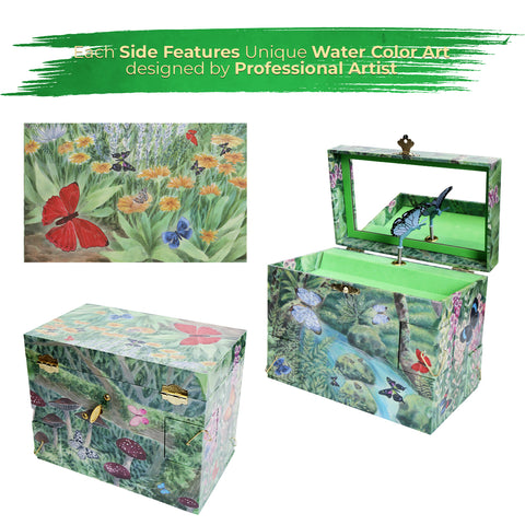 Mariposa Musical Jewelry Box B1702 - Enchantmints