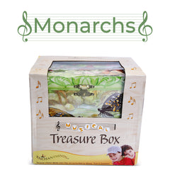 Monarch Butterfly Musical Jewelry Box B4009
