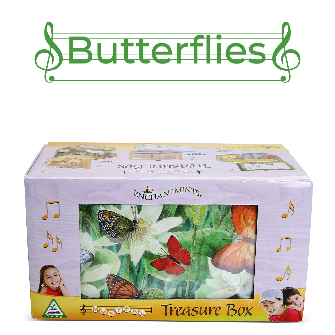 Butterfly Kids Musical Jewelry Box - Cooley’s Reel Tune Enchantmints
