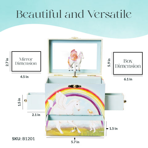 Pegasus Musical  Jewelry Box B1201 - Enchantmints