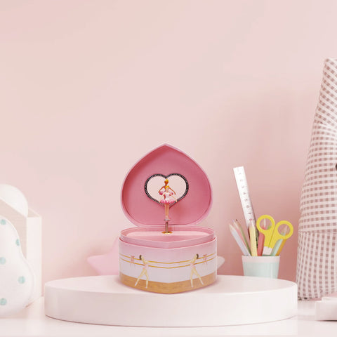 Ballerina Heart Musical Treasure Box - Swan Lake Tune - Enchantmints