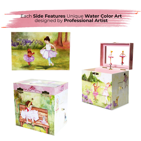 Ballet Friends Music Jewelry Box - Beautiful Dreamer Tune - Enchantmints