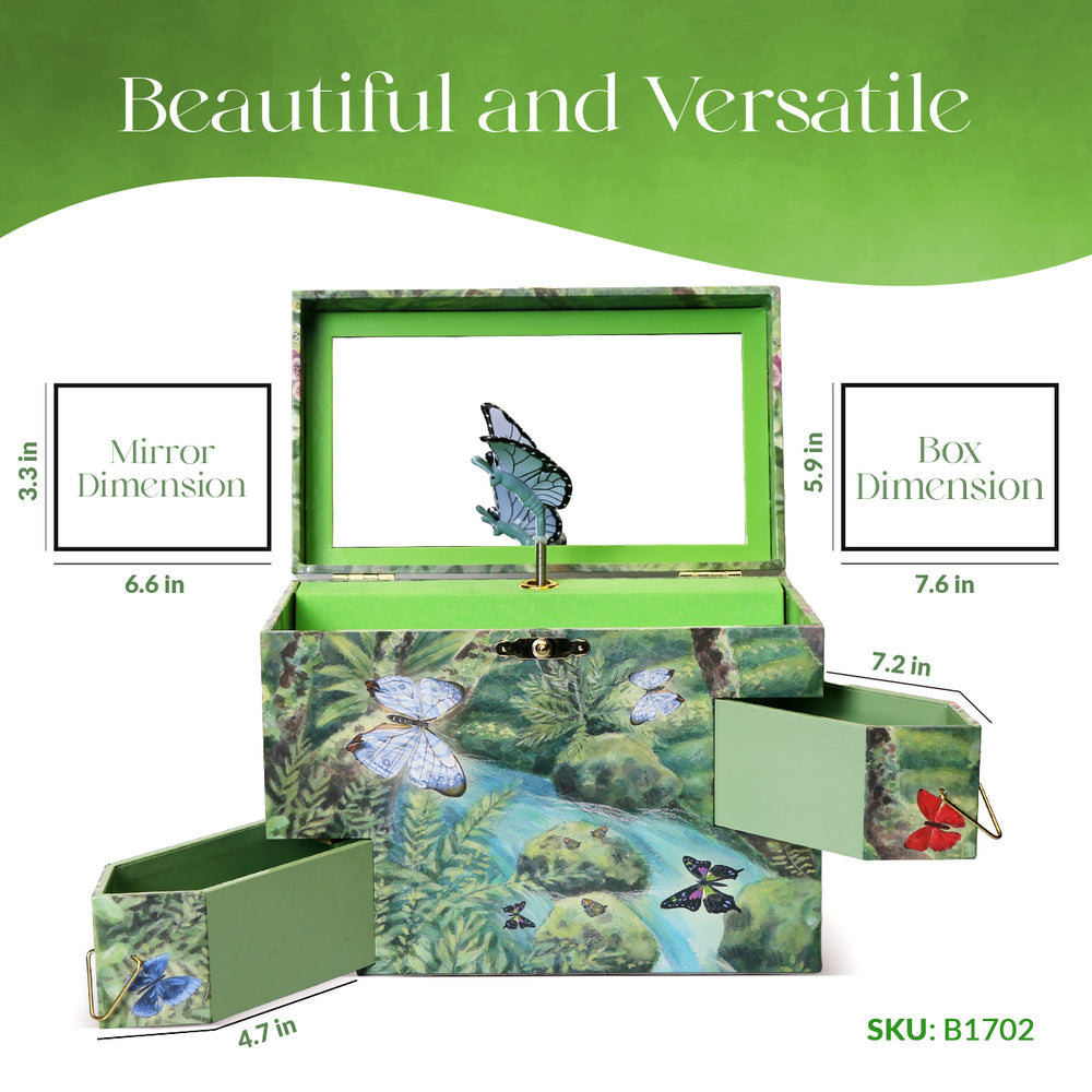 Mariposa Musical Jewelry Box