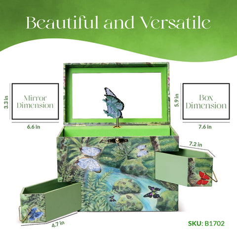 Mariposa Musical Jewelry Box B1702 - Enchantmints