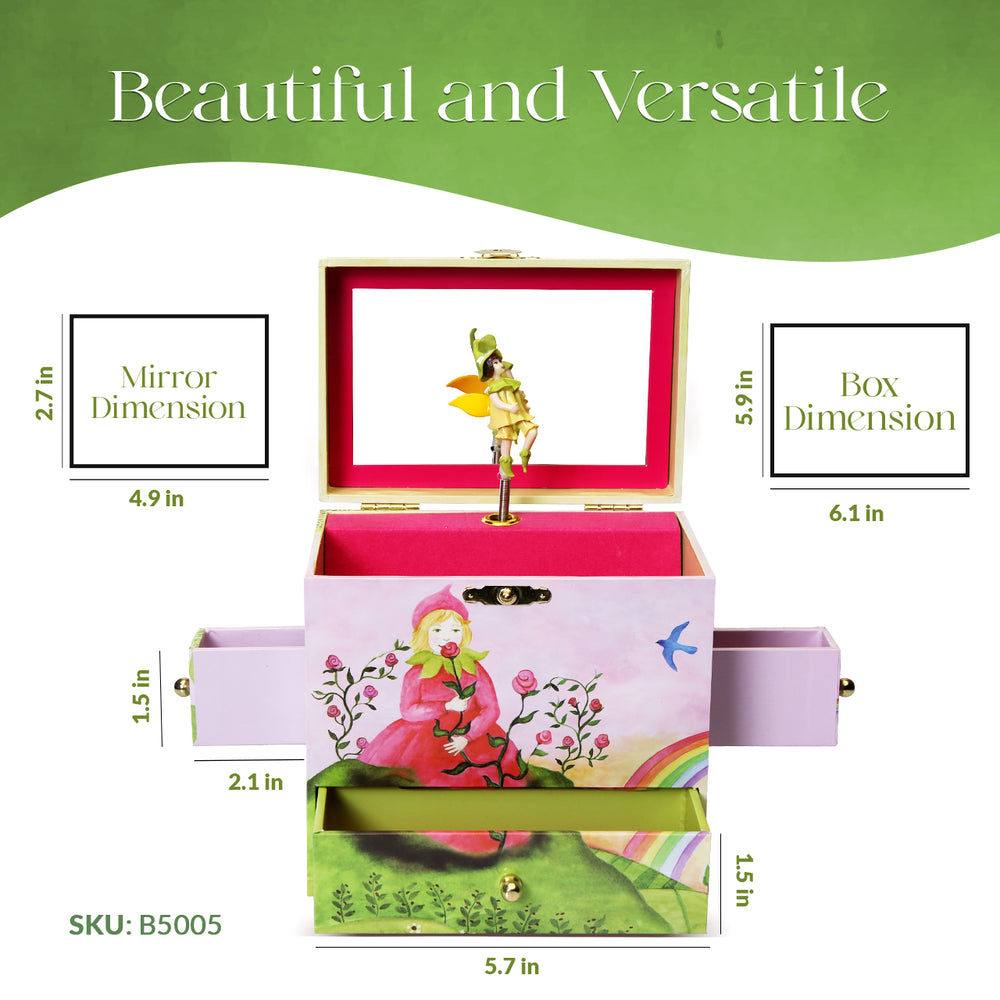 Spring Burst Musical Jewelry Box - 'The Spring'