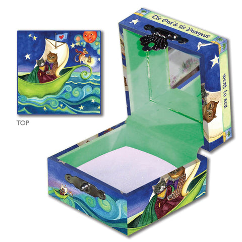 Owl & Cat Treasure Chest TFB304 - Enchantmints
