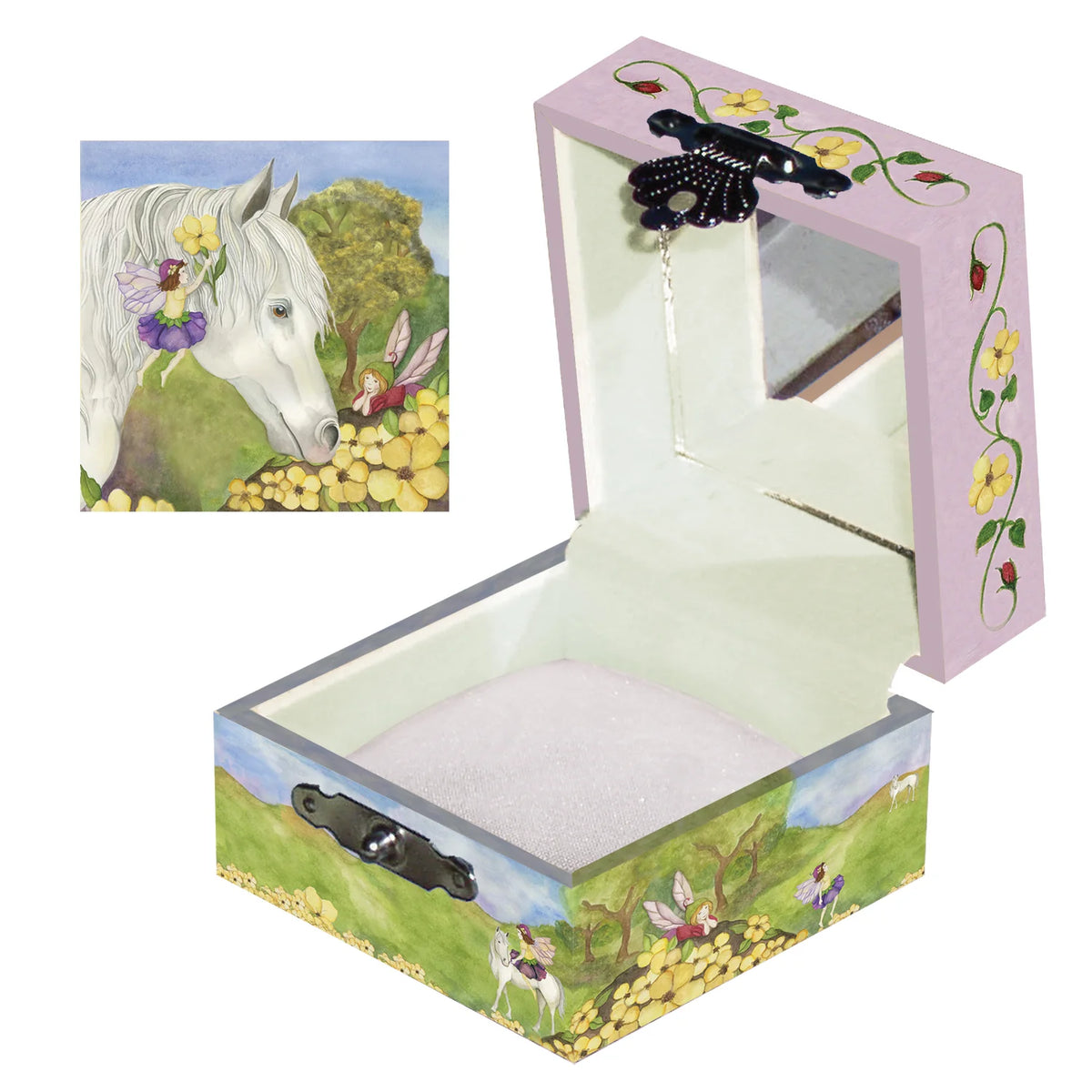 Caja del tesoro del Hada del Caballo de Enchantmints para niños 