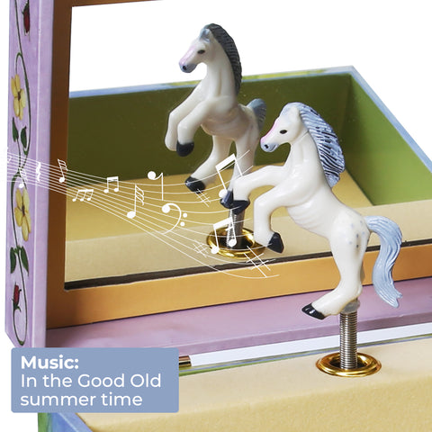 Horse Fairy Musical Jewelry Box - IN THE GOOD OLD SUMMER TIME - Enchantmints