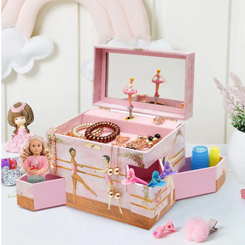 Ballerina Musical Jewelry Box - Swan Lake Tune - Enchantmints