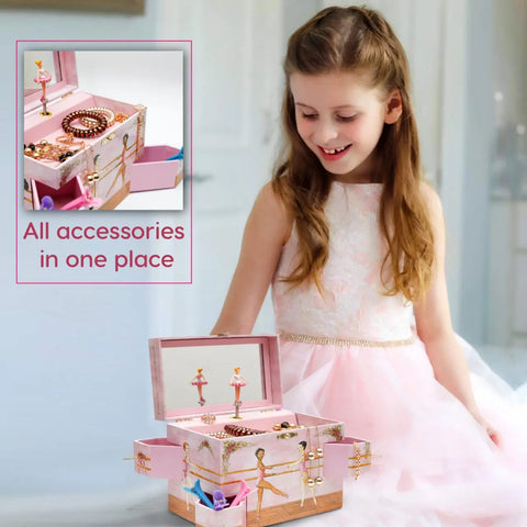 Ballerina Musical Jewelry Box - Swan Lake Tune - Enchantmints