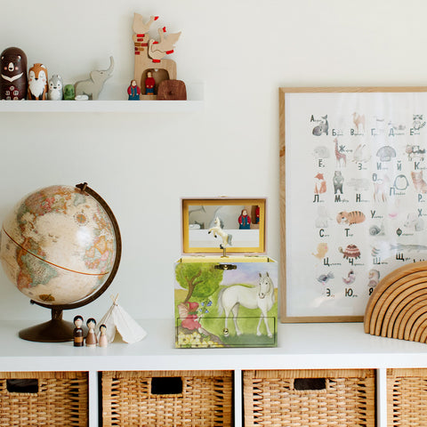 Horse Fairy Musical Jewelry Box - IN THE GOOD OLD SUMMER TIME - Enchantmints