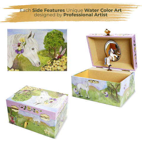 Fairy Horse Music Box - DANCE OF THE SUGAR PLUM FAIRY - Enchantmints