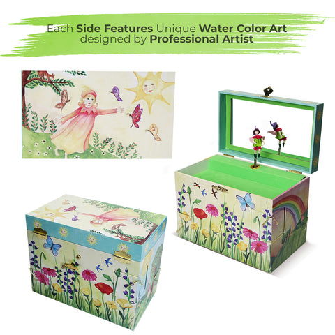 Summer Sunshine Musical Jewelry Box: Colorful Elegance and Melodic Delight Enchantmints