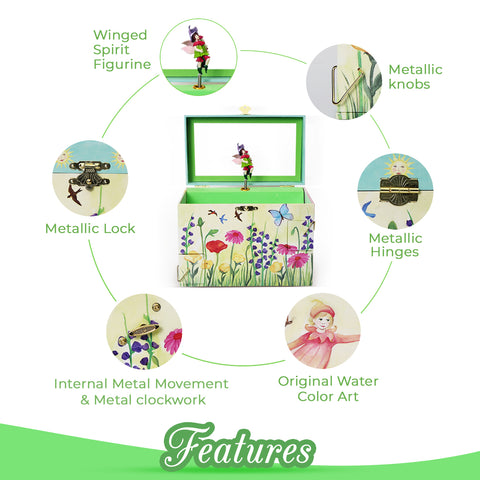 Summer Sunshine Musical Jewelry Box: Colorful Elegance and Melodic Delight Enchantmints