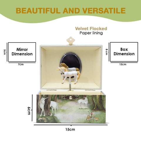 Gentle Unicorn Musical Jewelry Box - THE UNICORN - Enchantmints